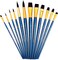 Royal & Langnickel(R) Black Taklon Value Pack Brush Set-12/Pkg